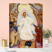 Orthodoxe icoon van de Anastasis opstanding Acryl Bord (Huwelijk)