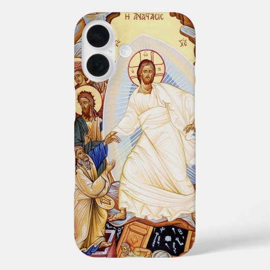 Orthodoxe icoon van de Anastasis opstanding Case-Mate iPhone Case (Achterkant)