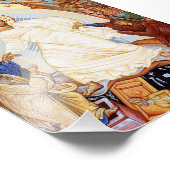 Orthodoxe icoon van de Anastasis opstanding Foto Afdruk (Hoek)