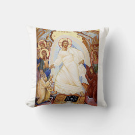 Orthodoxe icoon van de Anastasis opstanding Kussen