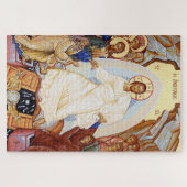 Orthodoxe icoon van de Anastasis opstanding Legpuzzel (Horizontaal)