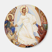 Orthodoxe icoon van de Anastasis opstanding Magneet (Voorkant)
