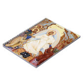 Orthodoxe icoon van de Anastasis opstanding Notitieboek (Linkerzijde)