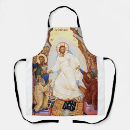 Orthodoxe icoon van de Anastasis opstanding Schort