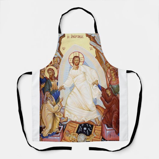 Orthodoxe icoon van de Anastasis opstanding Schort (Voorkant)