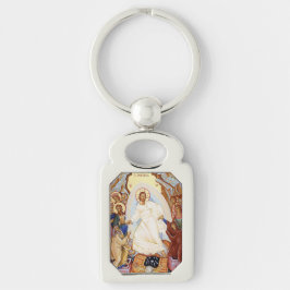 Orthodoxe icoon van de Anastasis opstanding Sleutelhanger