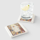 Orthodoxe icoon van de Anastasis opstanding Stenen Onderzetter (Zijkant)