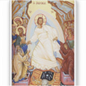 Orthodoxe icoon van de Anastasis opstanding Sticker (Voorkant)