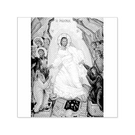 Orthodoxe icoon van de Anastasis opstanding Zelfinktende Stempel