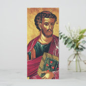 Orthodoxe icoon van de evangelist Lucas (Staand voorkant)