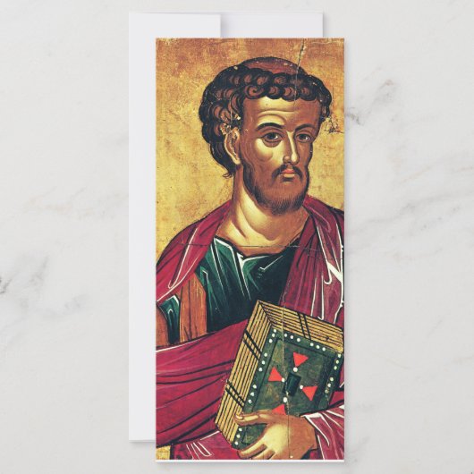 Orthodoxe icoon van de evangelist Lucas (Voorkant)