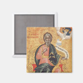 Orthodoxe icoon van de heilige apostel Andreas Magneet (Voorkant / Achterkant)
