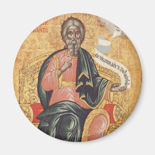 Orthodoxe icoon van de heilige apostel Andreas Magneet (Voorkant)