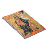 Orthodoxe icoon van de heilige apostel Andreas Notitieboek (Rechterzijde)