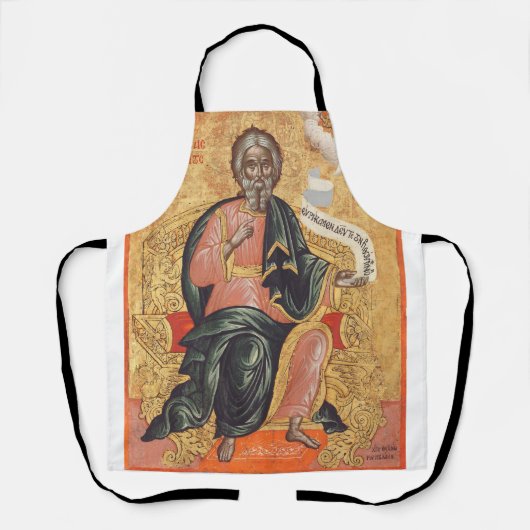 Orthodoxe icoon van de heilige apostel Andreas Schort (Voorkant)