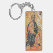 Orthodoxe icoon van de heilige apostel Andreas Sleutelhanger (Voorkant Links)
