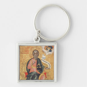 Orthodoxe icoon van de heilige apostel Andreas Sleutelhanger