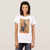 Orthodoxe icoon van de heilige apostel Andreas T-shirt (Voorkant volledig)