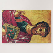 Orthodoxe icoon van de heilige Lucas de Evangelist Legpuzzel (Horizontaal)