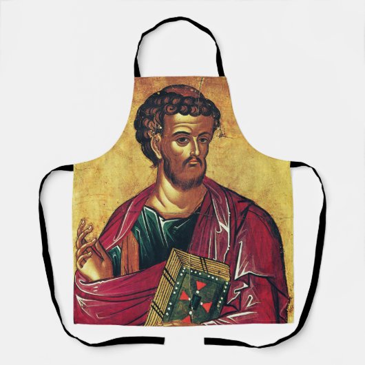 Orthodoxe icoon van de heilige Lucas de Evangelist Schort (Voorkant)