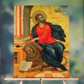 orthodoxe icoon van de heilige Marcus de Evangelis Acryl Bord (Neutraal)