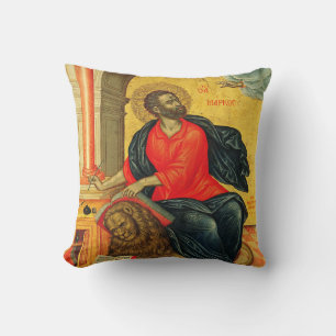 orthodoxe icoon van de heilige Marcus de Evangelis Kussen