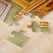 Orthodoxe icoon van de heilige Nicodemus de Hagior Legpuzzel (Zijkant)