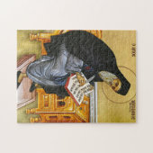 Orthodoxe icoon van de heilige Nicodemus de Hagior Legpuzzel (Horizontaal)