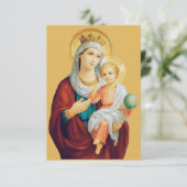Orthodoxe icoon van de Maagd Maria Heilige kaart (Staand voorkant)
