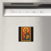 Orthodoxe icoon van Jezus Christus Pantocrator Magneet (Insitu (Vaatwasser))