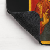 Orthodoxe icoon van Jezus Christus Pantocrator Muismat (Hoek)