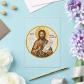 Orthodoxe icoon van Johannes de Doper Acryl Uitnodigingen (Insitu (Huwelijk))