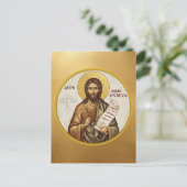 Orthodoxe icoon van Johannes de Doper Briefkaart (Staand voorkant)