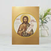 Orthodoxe icoon van Johannes de Doper Kaart (Staand voorkant)