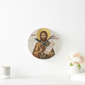 Orthodoxe icoon van Johannes de Doper Ronde Klok (Huis)