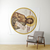 Orthodoxe icoon van Johannes de Doper Wandkleed (In Situ (horizontaal))