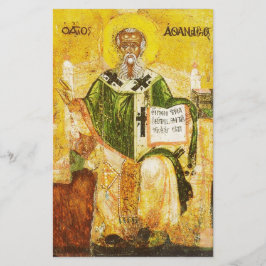 Orthodoxe icoon van Sint-Athanasius van Alexandrië