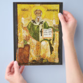 Orthodoxe icoon van Sint-Athanasius van Alexandrië Flyer (Hand)
