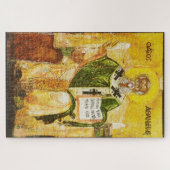 Orthodoxe icoon van Sint-Athanasius van Alexandrië Legpuzzel (Horizontaal)