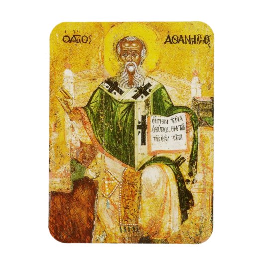 Orthodoxe icoon van Sint-Athanasius van Alexandrië Magneet (Verticaal)