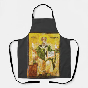 Orthodoxe icoon van Sint-Athanasius van Alexandrië Schort