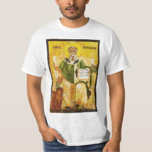 Orthodoxe icoon van Sint-Athanasius van Alexandrië T-shirt