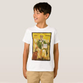 Orthodoxe icoon van Sint-Athanasius van Alexandrië T-shirt (Voorkant volledig)