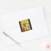 Orthodoxe icoon van Sint-Athanasius van Alexandrië Vierkante Sticker (Envelop)