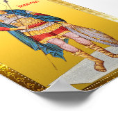 Orthodoxe icoon van Sint Demetrius Poster (Hoek)