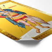 Orthodoxe icoon van Sint Demetrius Poster (Hoek)