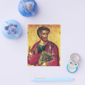 Orthodoxe icoon van Sint Lucas de Evangelist Flyer (Enkel)