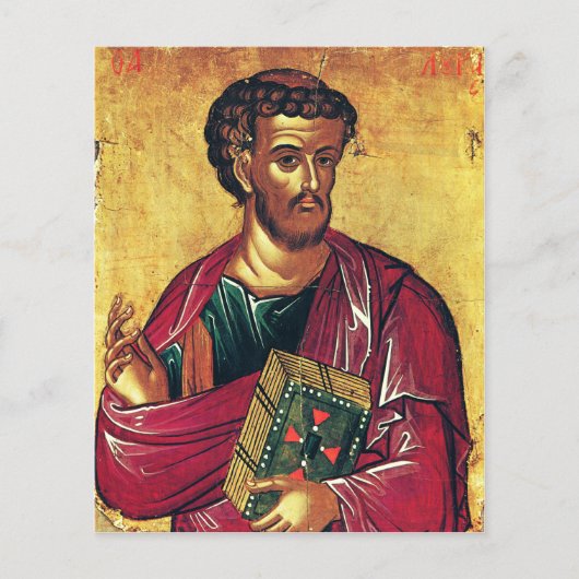 Orthodoxe icoon van Sint Lucas de Evangelist Flyer (Voorkant)