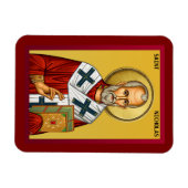 Orthodoxe icoon van Sint Nicolaas 09 Magneet (Horizontaal)