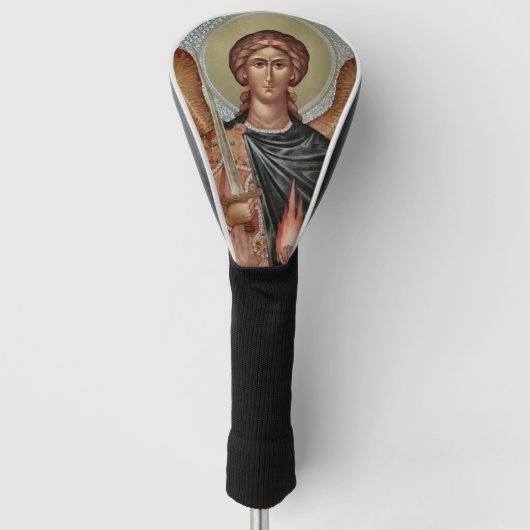 Orthodoxe icoon van St. Uriel de Aartsengel Golfheadcover (Voorkant)